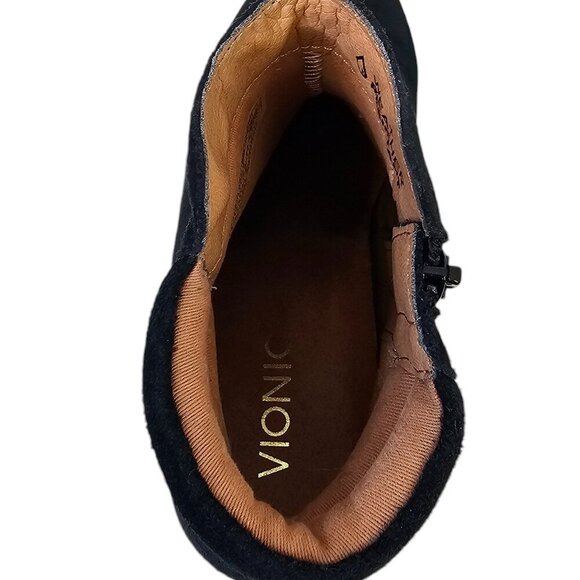 Vionic Womens Jessie Ankle Bootie Black Size 7.5 Suede Weather Resistant Comfort - Picture 5 of 11